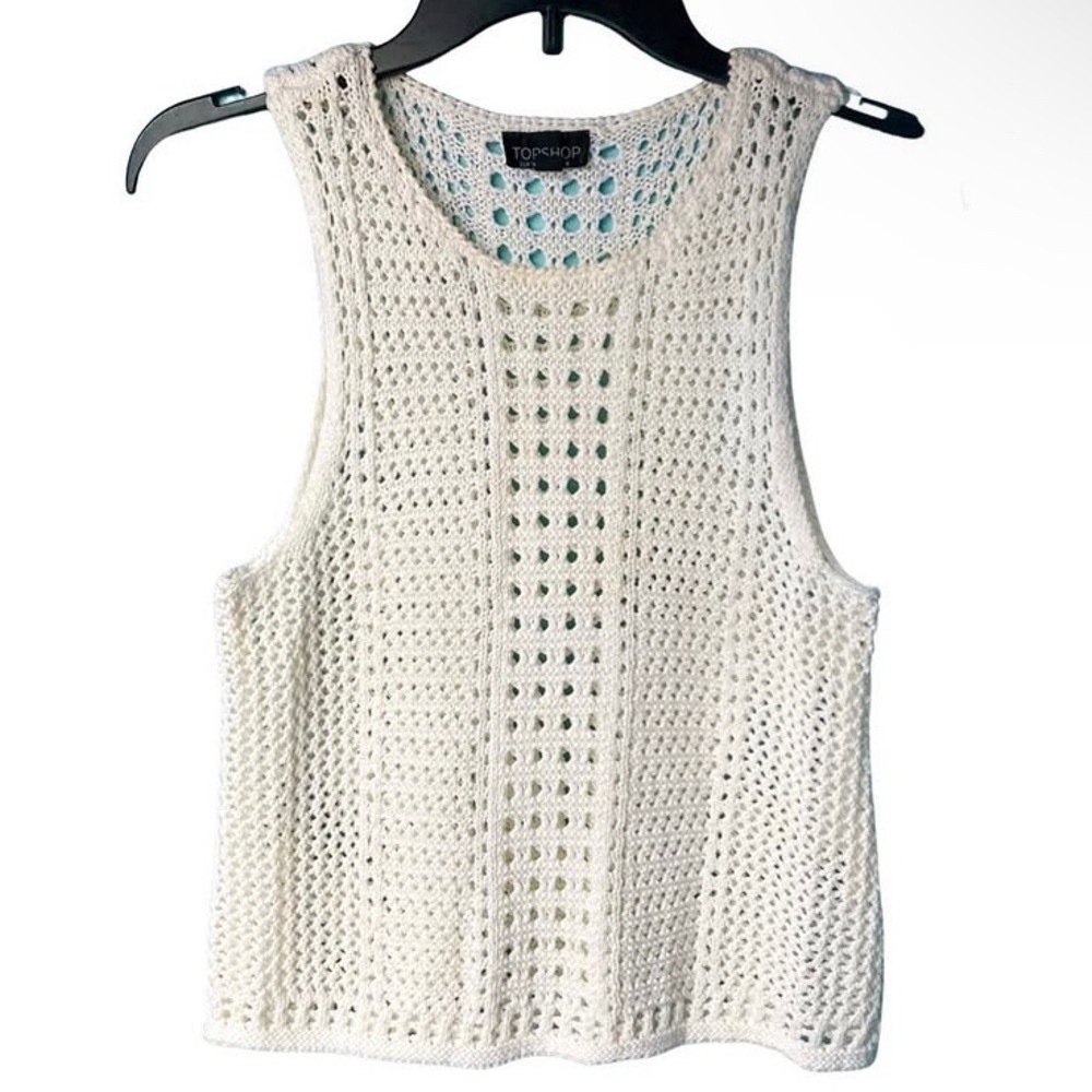 White Knit Top